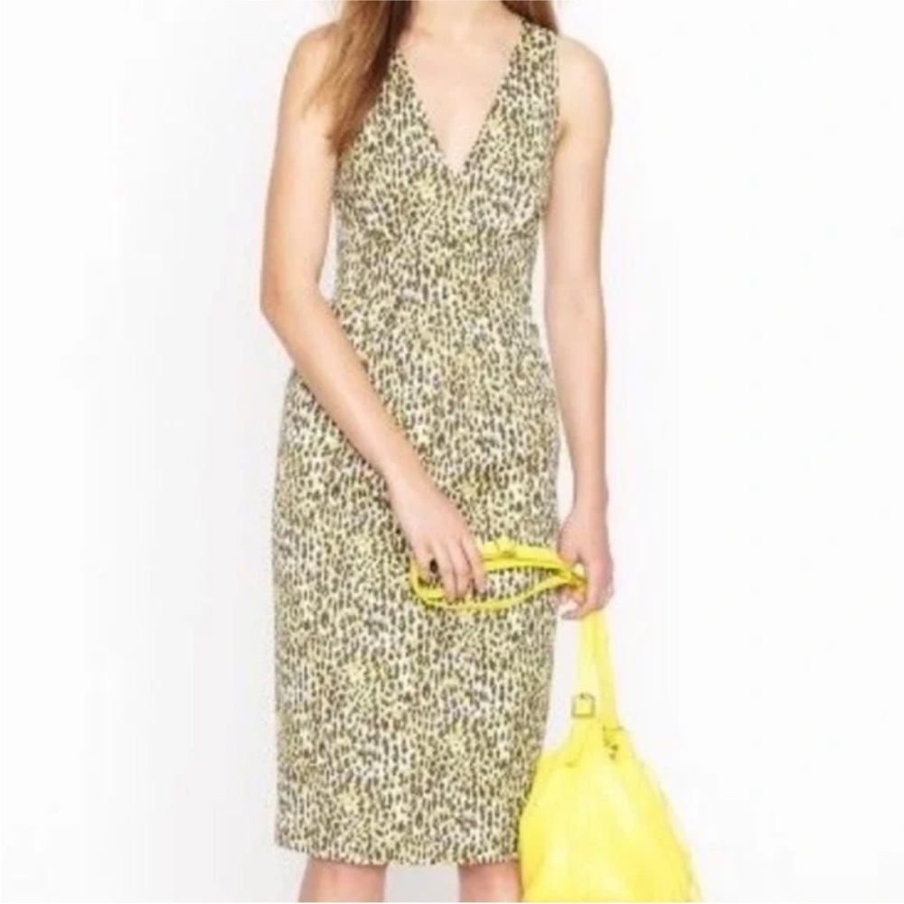 JCrew Leopard Print Dress - 00
